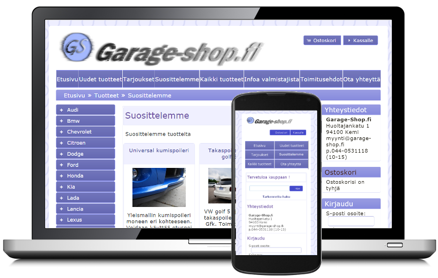 Garage-Shop verkkokauppa